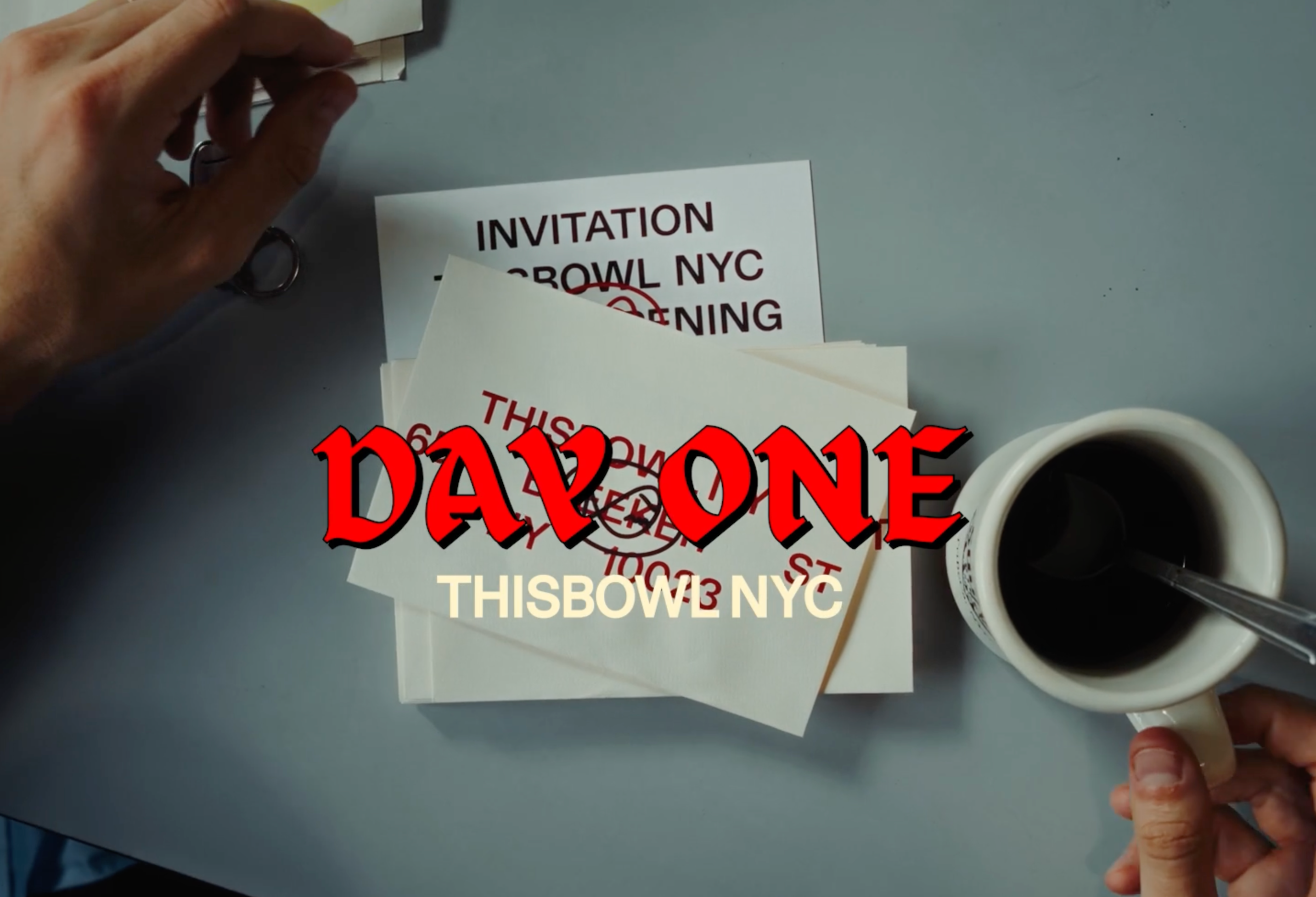 Load video: THISBOWL: NYC DAY ONE